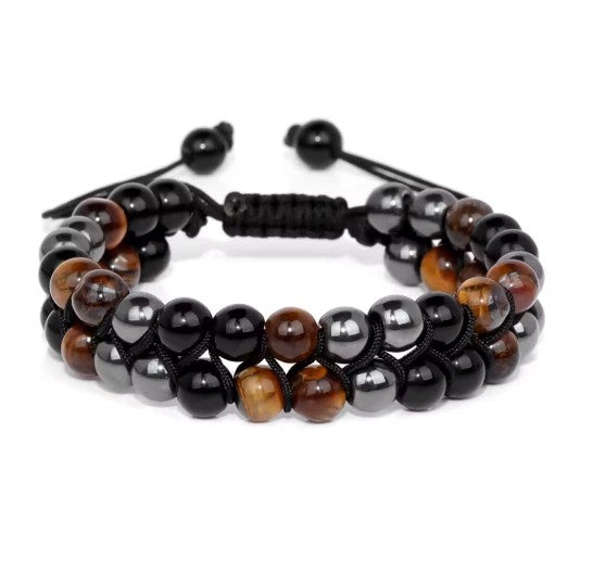 🔥 Genuine Tiger Eye Triple Protection Bracelet 🔥